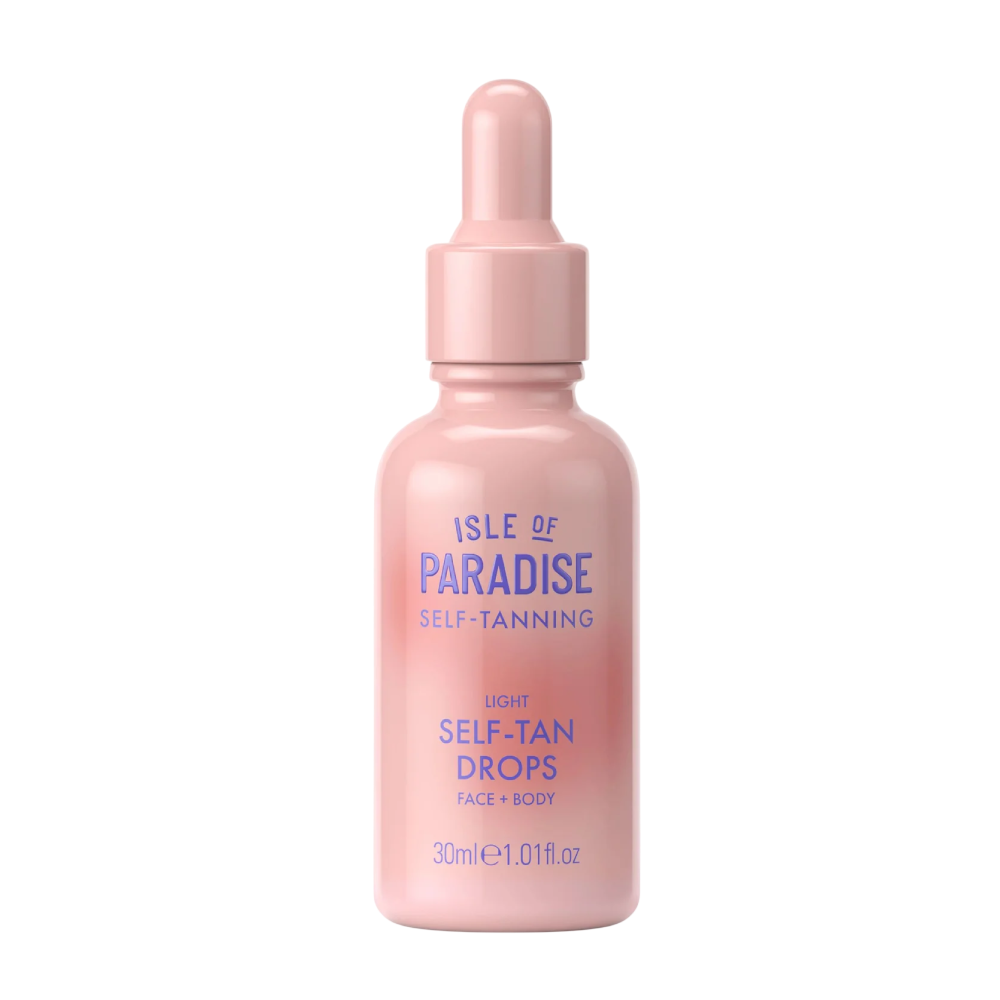 ISLE OF PARADISE Face and Body Self-Tanning Drops Light 30ml - Краплі для автозасмаги обличчя та тіла у відтінку Light ISLE OF PARADISE Face and Body Self-Tanning Drops Light 30ml - Краплі для автозасмаги обличчя та тіла у відтінку Light